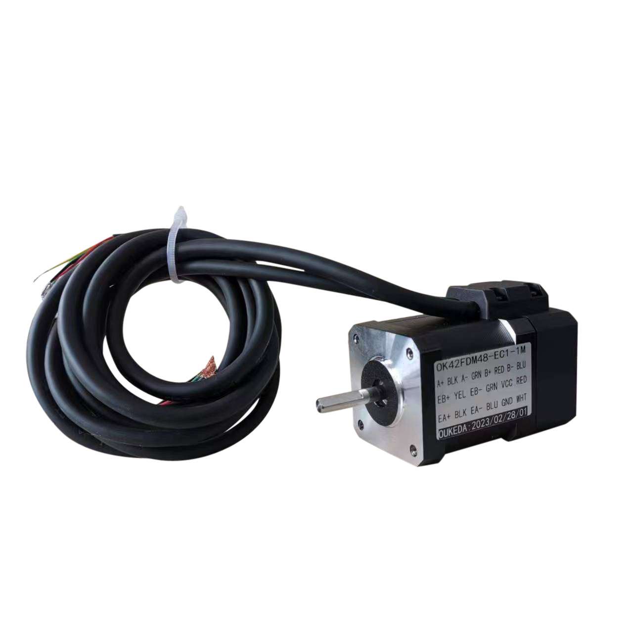 OK42FDM48-EC1-1M NEMA17 0.9deg closed-loop stepper motor42mm