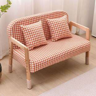 双人沙发儿童阅读教书幼儿园小沙发实木公主宝宝孩女孩座椅阅读椅