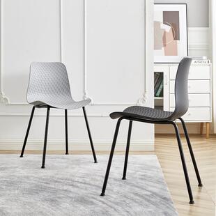 网红餐厅奶茶店冷饮店桌椅北欧简约餐桌椅休闲洽谈桌椅组合塑料椅