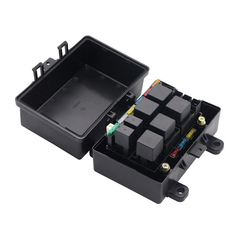 21路 12V24V汽车继电器保险丝盒汽车电路改装配件多路保险丝座