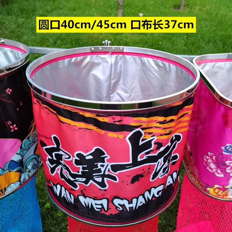 渔护万向定位涂胶防挂加固不锈钢圈飞磕黑坑护加粗线编织大力马黑