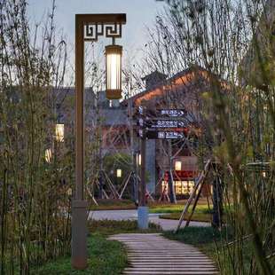 户外新中式景观灯防水高杆灯室外景区景点小区民宿装饰灯公园灯