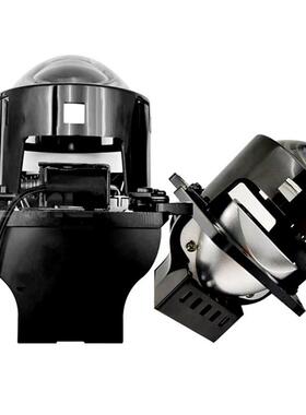 汽车BiLED双光透镜大灯55w高亮聚光3寸无损安装H4改装大灯