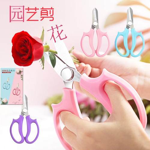 厂家现货加厚款园艺剪刀花剪园林工具剪修枝剪树枝剪花艺剪刀