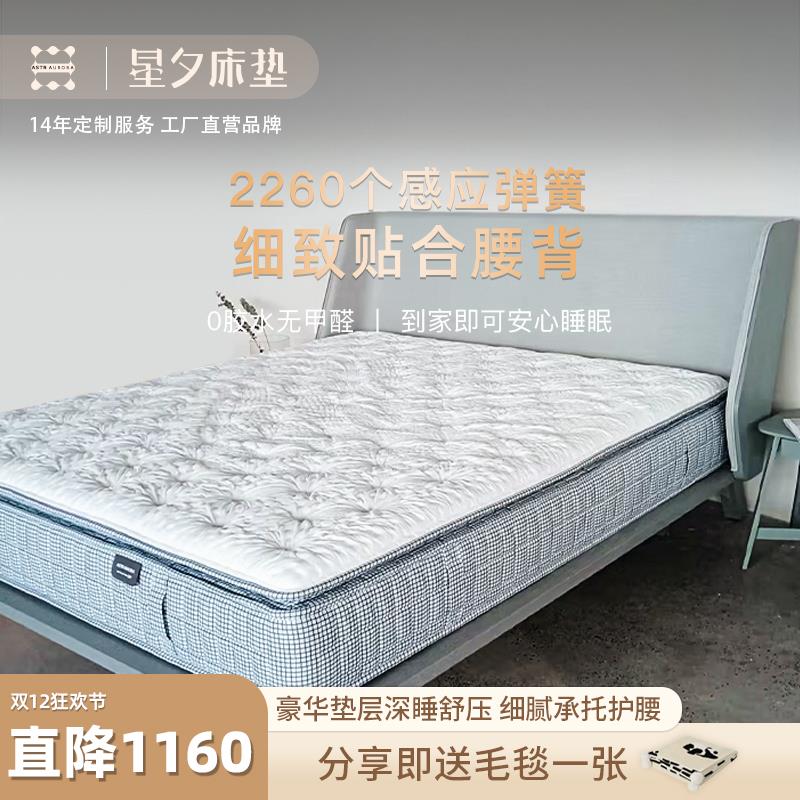 星夕双子之星迷你小弹簧孕妈托腰硬垫家用席梦思展厅同款零压软垫