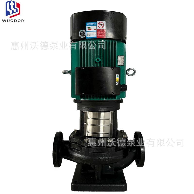 TD立式管道离心泵20HP高温热水循环单级全自动恒压变频背负式增压