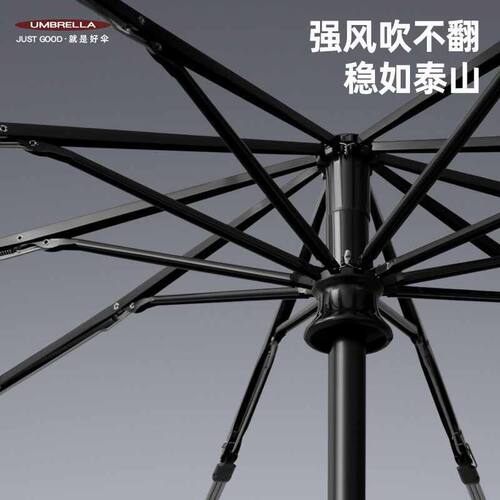 40骨全自动雨伞男士折叠超大号三人晴雨两用黑胶防晒太阳伞女加大
