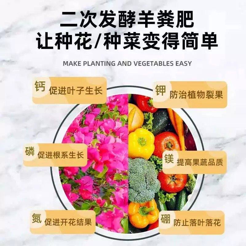羊粪发酵有机肥内蒙古腐熟羊粪肥批发有机肥料蔬菜专用羊屎粪蛋
