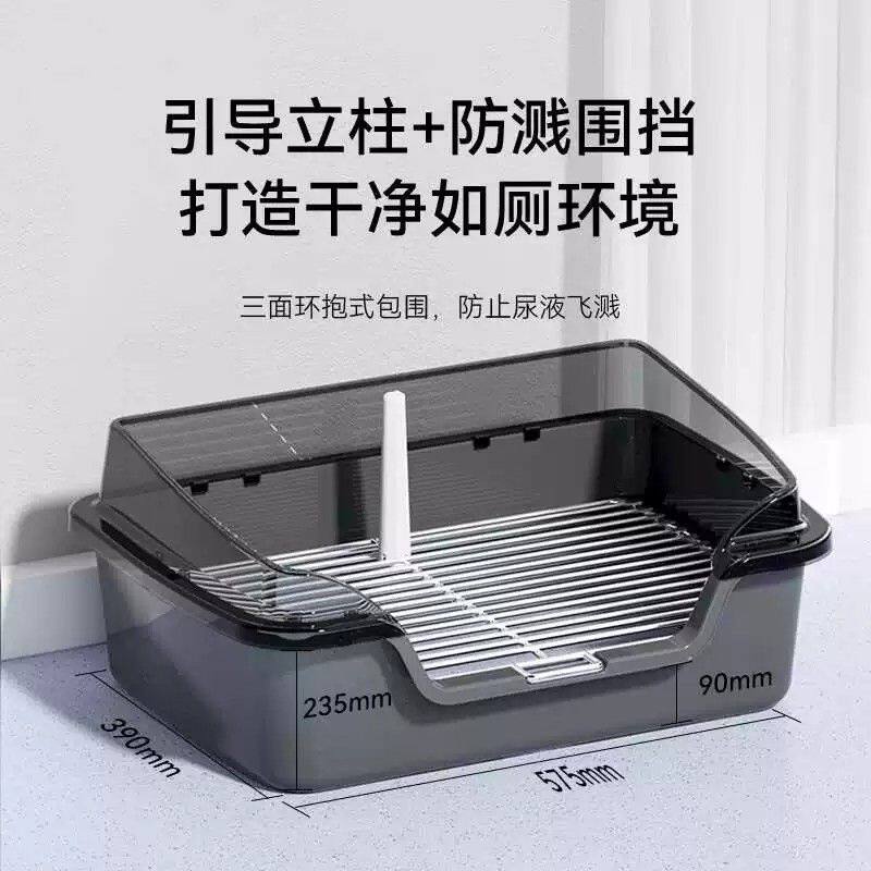 包邮狗狗厕所中小型犬大小便宠物专用尿尿盆便盆不锈钢训练狗砂盆