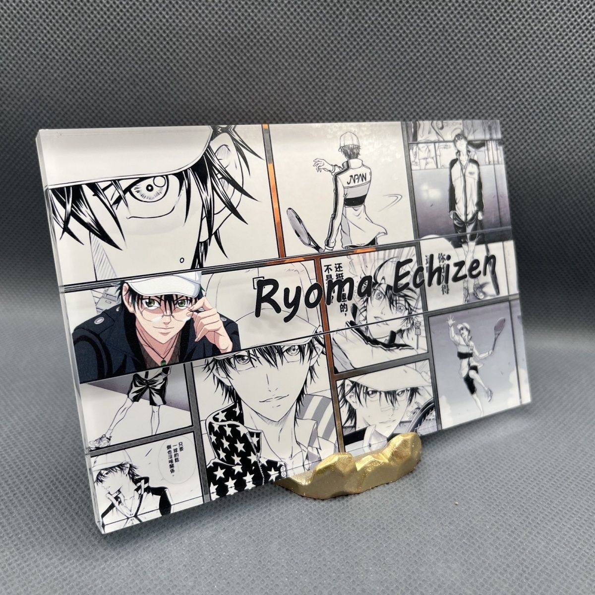 网球王子越前龙马亚克力生日砖动漫周边谷子高透亚克力砖立牌摆件