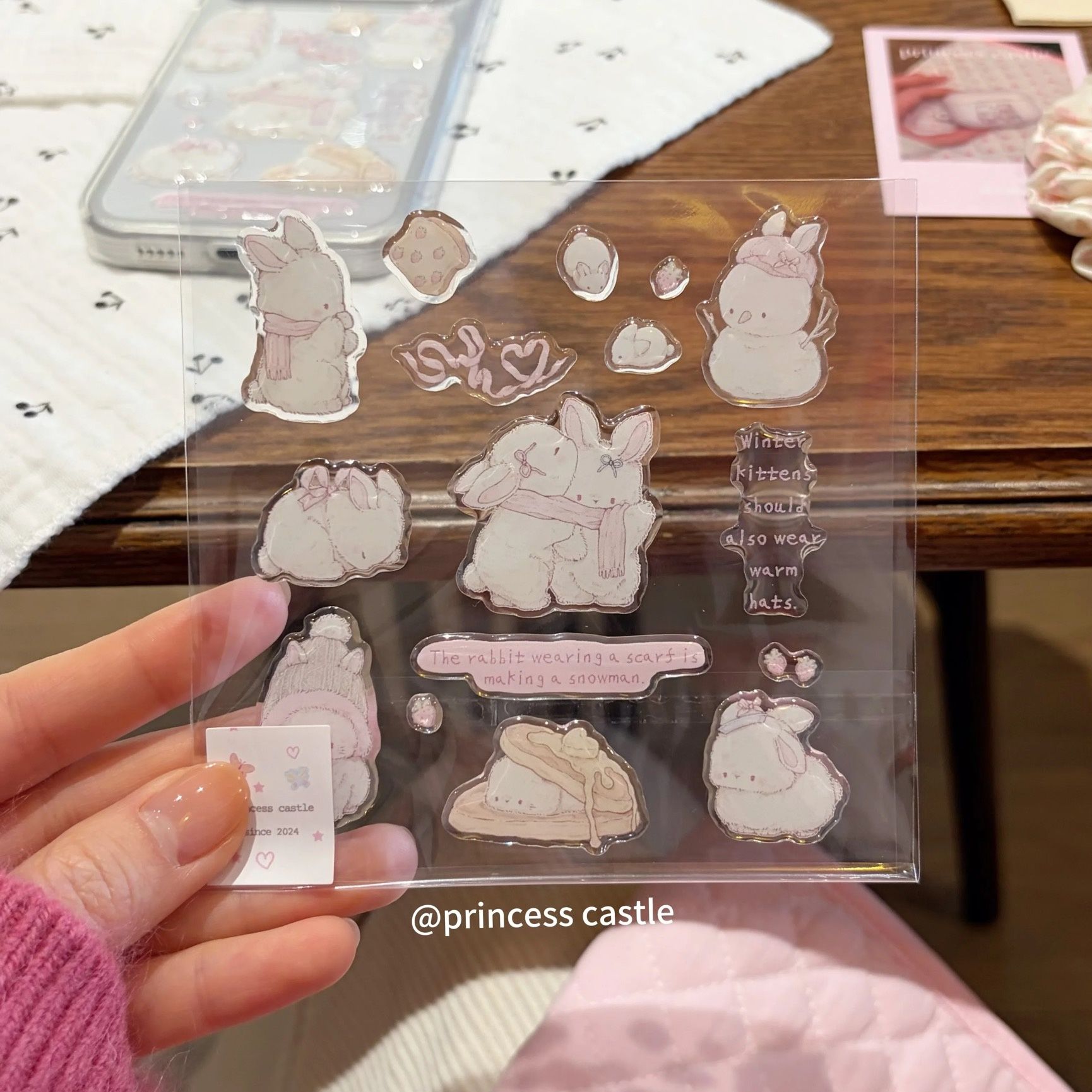 diy防水手账手机壳电脑iPad贴纸