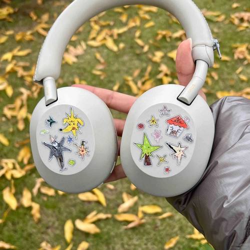 韩系星星艺术家ins插画果冻贴纸