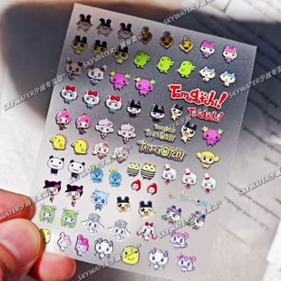 tamagotchi古早塔麻可吉美甲贴纸定制电子宠物diy相机手机ccd水杯