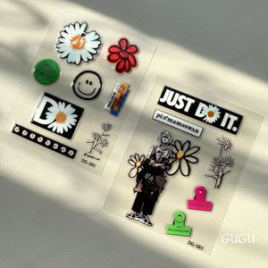 韩国权志龙爱心皇冠雏菊果冻贴纸新回归GD周边手账手机壳平板贴纸