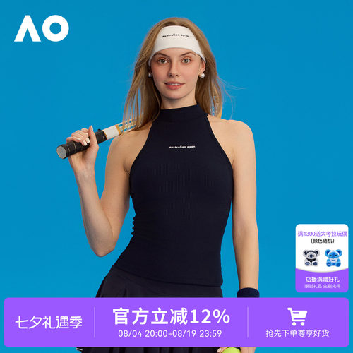 AO澳网时尚运动背心女网球服夏