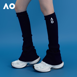 AO澳网长款网球运动袜女士堆堆袜腿套护腿套配鲨鱼裤小腿袜袜套