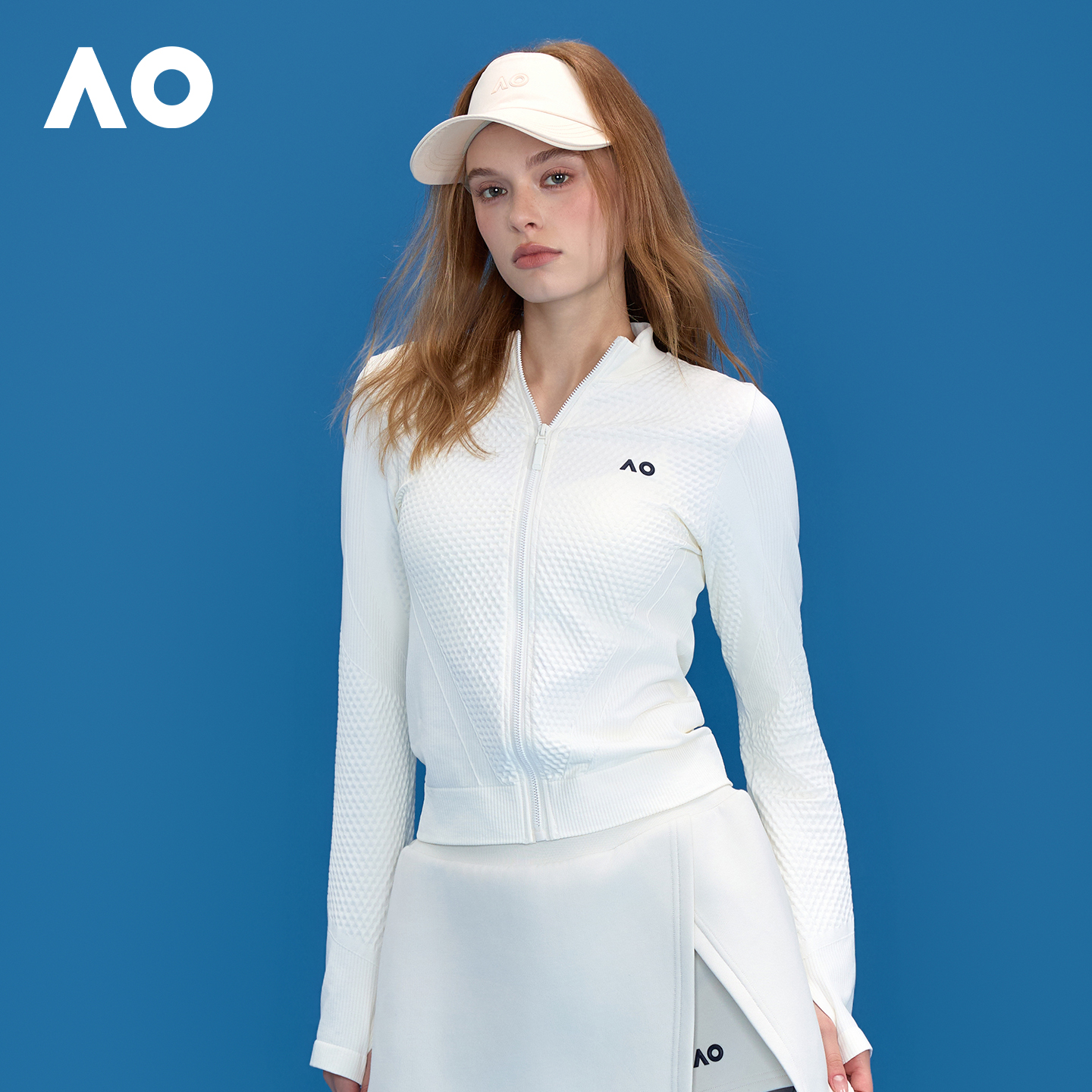 AO澳网运动茄克罗纹外套