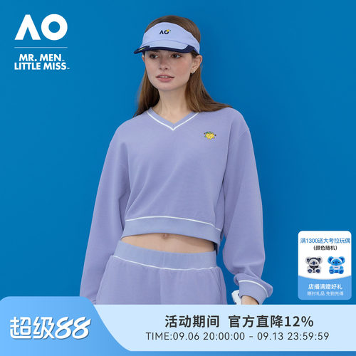 AO澳网26年新款春装领运动卫衣