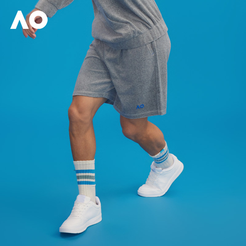 AO澳网毛巾布运动短裤跑步专用休闲球场短裤男女同款赛场,运动服/休闲服装,运动中长裤／短裤,淘宝优惠券,粉丝福利购,淘宝优惠卷