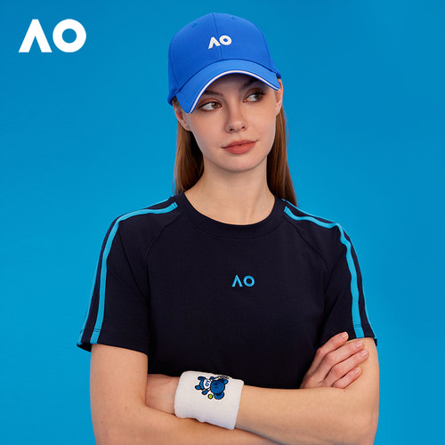 AO澳网运动帽棒球帽男女同款跑步帽子网球帽2025新款遮阳鸭舌帽