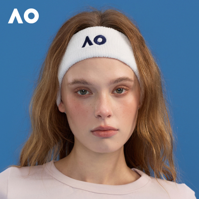 AO澳网发带网球吸汗运动男女同款