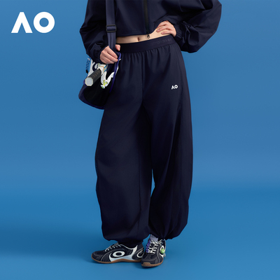 AO澳网宽松款高腰网球长裤