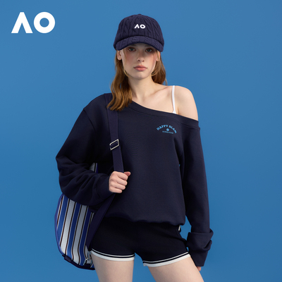 AO澳网运动服运动套头衫网球服女