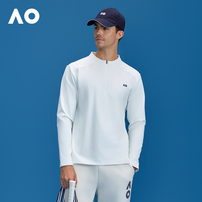 AO澳网加绒防风蓄热运动T恤