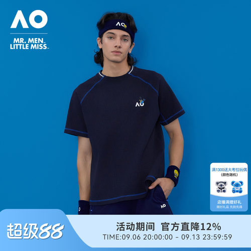 AO澳网MMLM联名运动T恤男