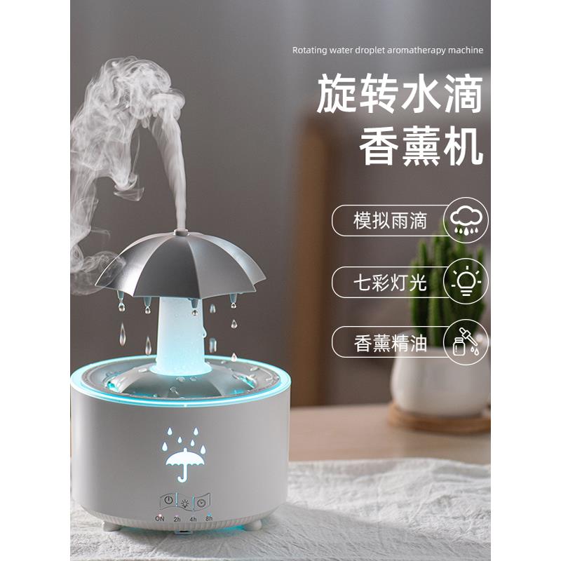 家庭卧室空调房间加湿器白噪音助眠浴室香薰机除臭遥控扩散器香味