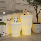 创意圆柱展台展示架落地展台婚庆路引简约百搭可移动折叠纸质发光