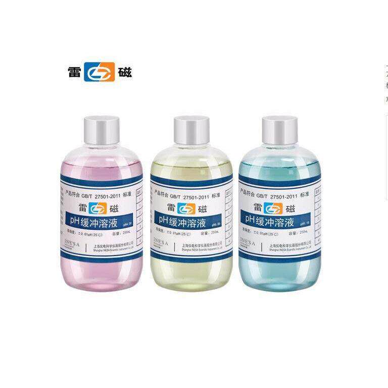 上海雷磁酸度计4.00 6.86 9.18ph计标准缓冲液校准液校正液缓冲剂