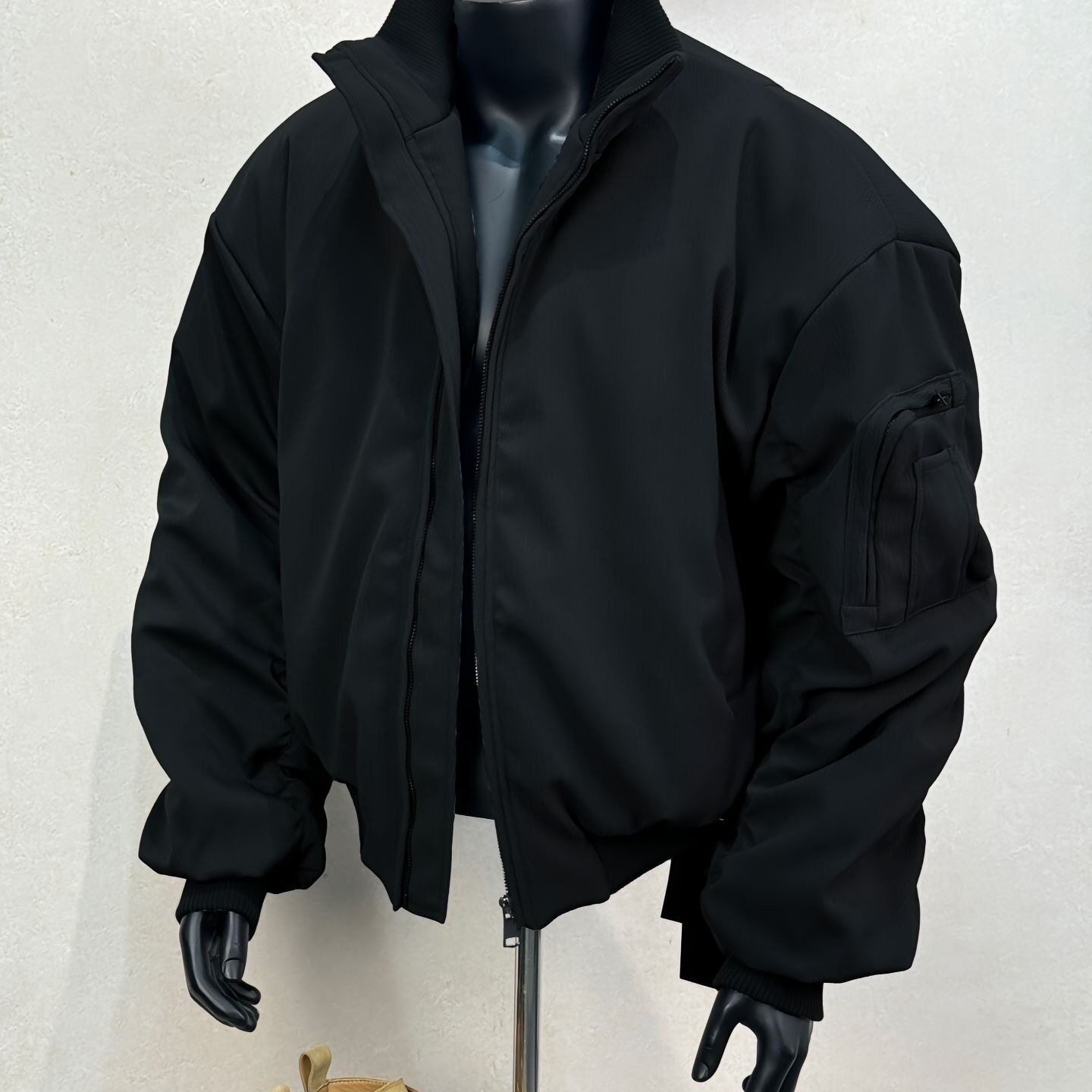 ma1美式飞行夹克棉服男款冬季短款高街潮牌cleanfit廓形夹棉外套