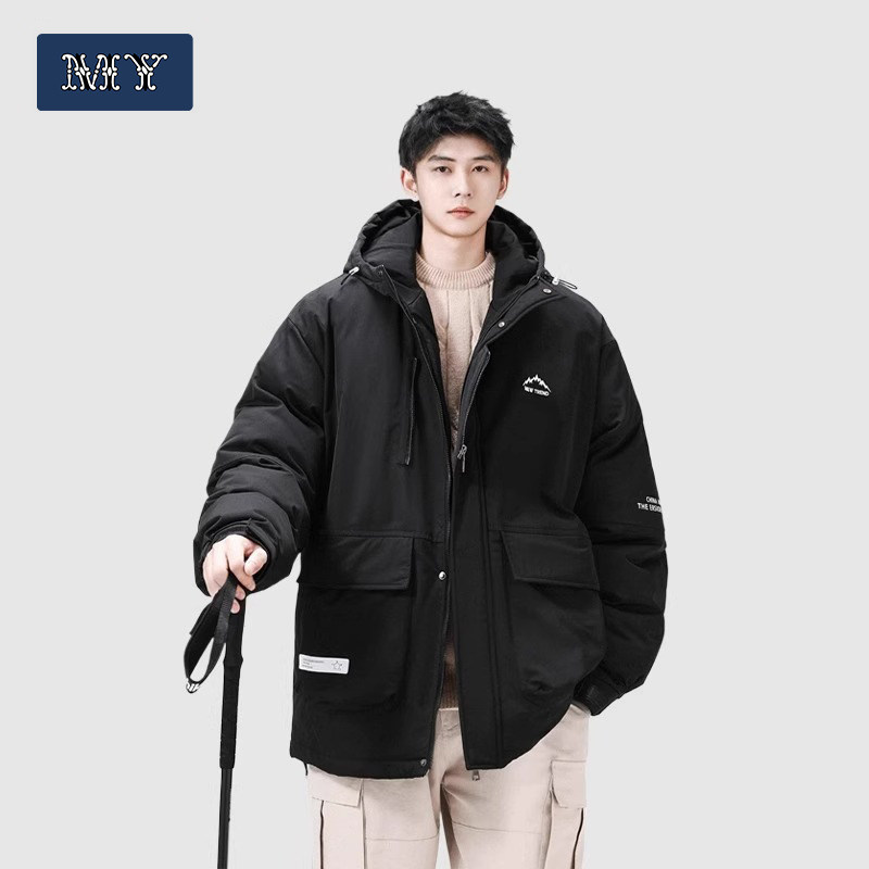 连帽重磅工装山系户外连帽棉衣