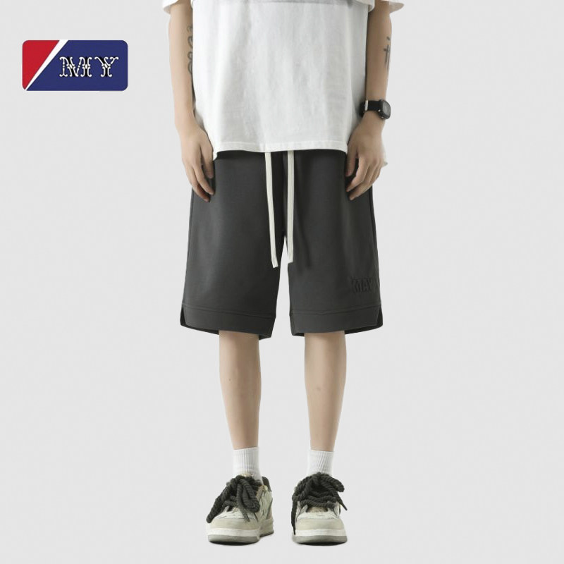 美式vibe高街纯色简约运动短裤男夏季潮牌直筒休闲抽绳五分裤,男装,短裤,淘宝优惠券,粉丝福利购,淘宝优惠卷