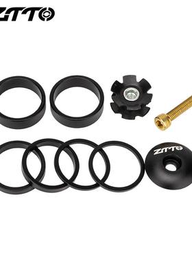 ZTTO自行车前叉垫圈把立垫圈CNC铝合金彩色垫圈垫环2/5/10mm垫圈