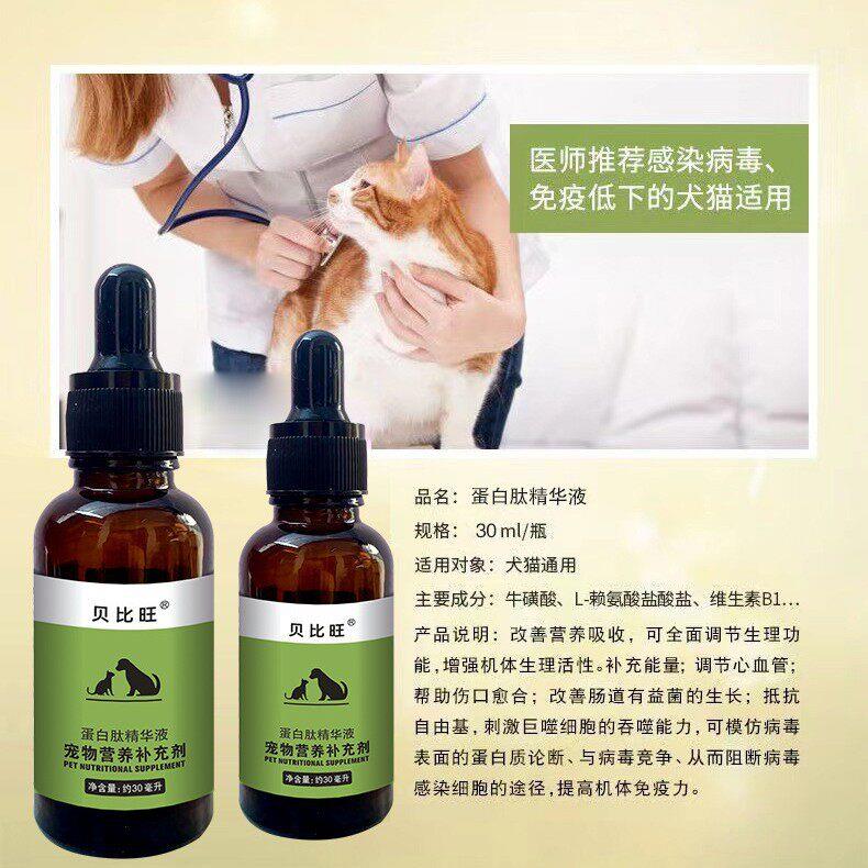 猫咪狗狗宠物免疫蛋白肽猫狗通用赖氨基酸宠物营养