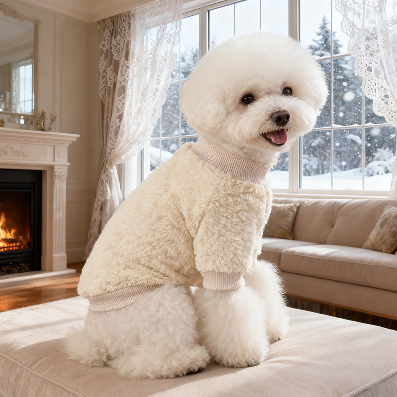 特价秋冬新款狗衣服宠物衣服超弹力绒衣爱心可爱法斗泰迪狗狗衣服