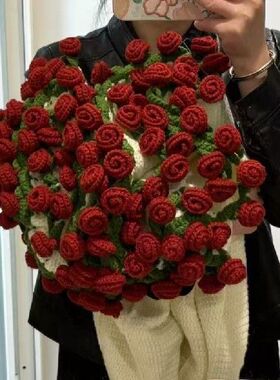 毛毯玫瑰铃兰DIY材料包送女友