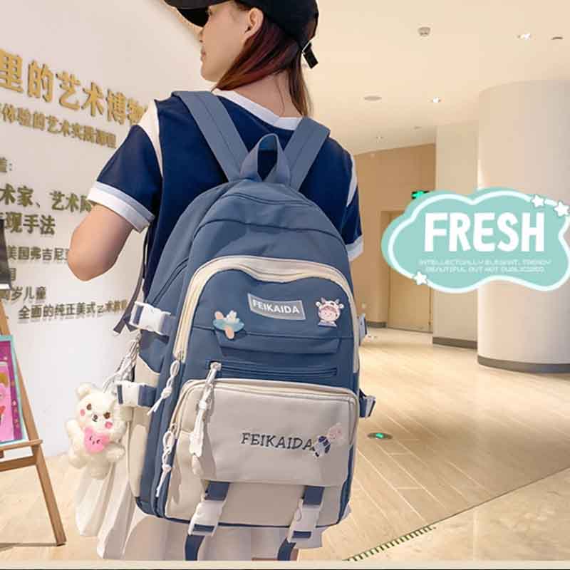 小学生减负双肩包学霸书包初中