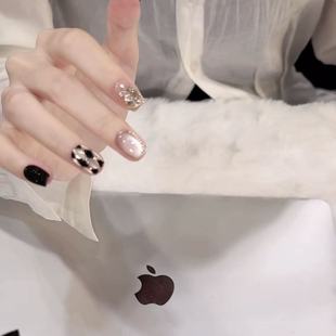 秋冬天美甲小众高定设计师纯手工穿戴甲 微掉粉 璀璨秘境