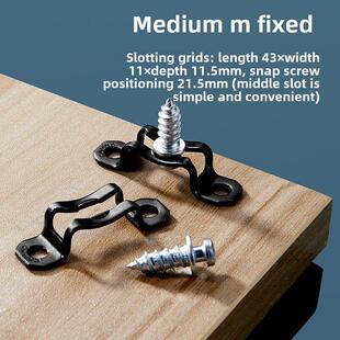 12mm板薄板小隐形二合一连接器螺丝木工二合一紧固件衣柜家具五金