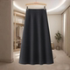 气质羊毛呢半身裙女春秋冬2025新款 高腰a字长裙高端垂感时尚 伞裙