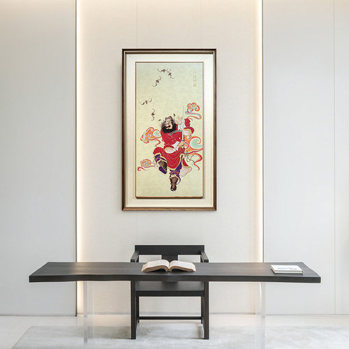 【钟馗神威】招财纳福铜板铜版画