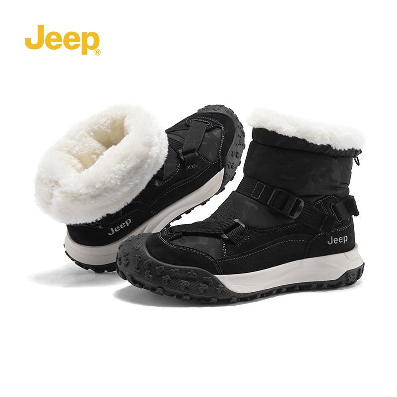 jeep吉普男款户外雪地靴