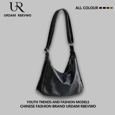 品牌软皮斜挎包女2025新款上课通勤大挎包休闲斜挎包大容量托特包