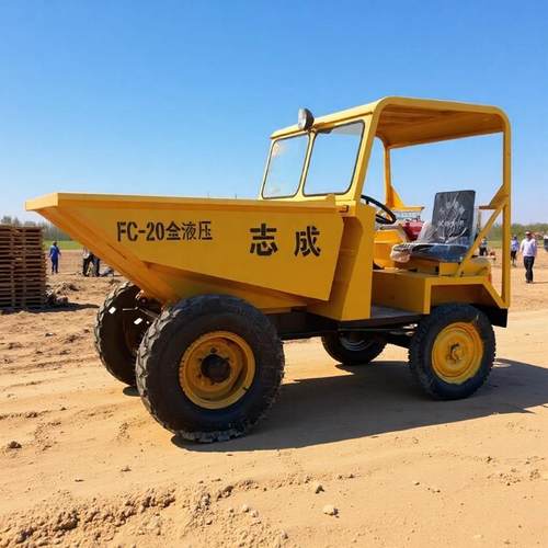 FC-20柴油全液压翻斗车建筑工地沙土转运车工程四轮自卸运输车