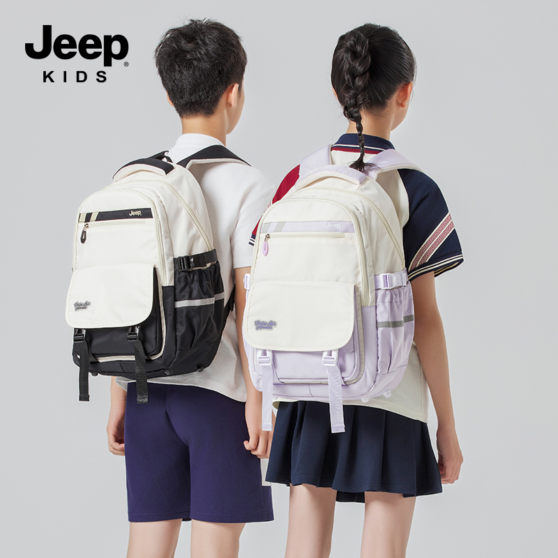 jeep儿童书包六年级初中生背包