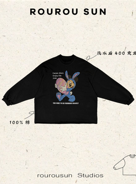 50758冬款女装百搭圆领米奇卡通减龄休闲套头卫衣