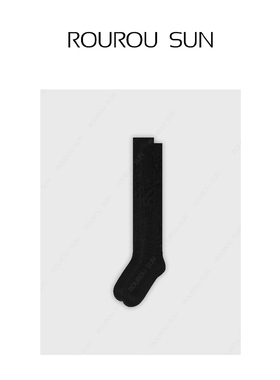 29100早秋款女装韩版宽松百搭圆领慵懒风休闲过膝保暖堆堆袜女